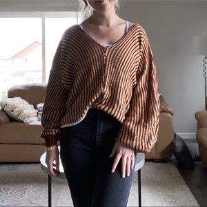Urban Outfitters Crop Striped Sweater